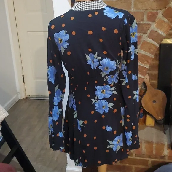 Free People dress Small Navy blue - Picture 3 of 4